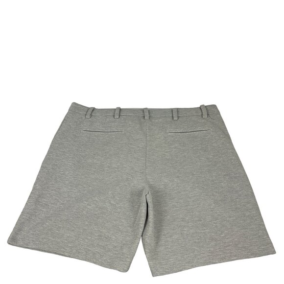 Shaquille ONeal XLG Knit Shorts Heather Gray Size 50 Comfort Stretch - Picture 2 of 7